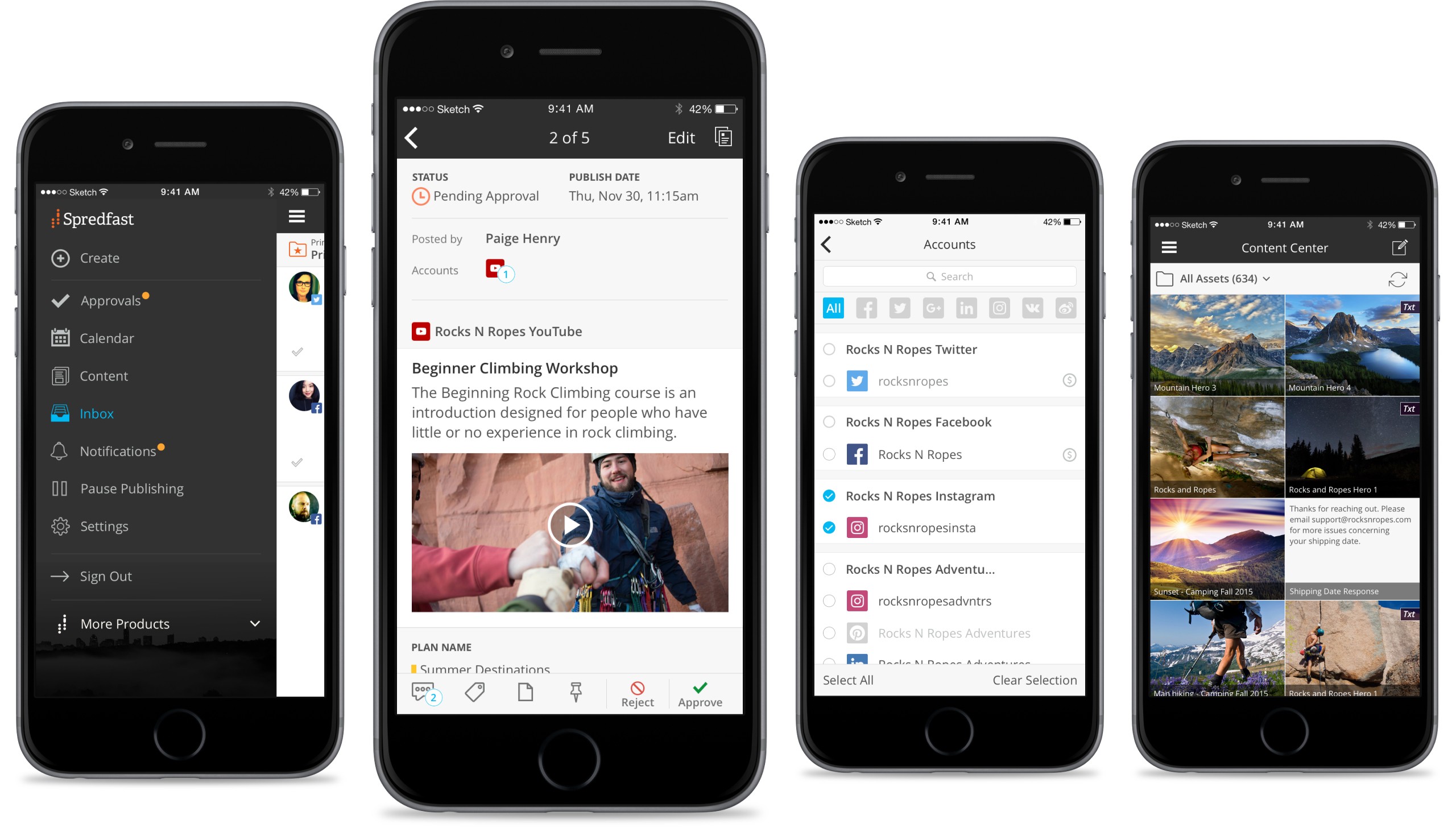 spredfast mobile apps
